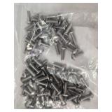 Lot of Approx. 700 Stainless Steel Button Head Screws - Socket Screw M4x12 (12 mm Length) - 7 Bags of 100