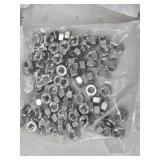 5 Packages of Stainless Steel Hex Nuts, 1/4"-20