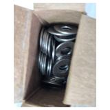 Lot of 8 Boxes of 1/4" Stainless Steel Flat Washers - 100 Count Each