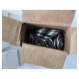 Lot of 8 Boxes of 1/4" Stainless Steel Flat Washers - 100 Count Each