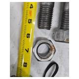 Set of 4 Heavy-Duty Equalizer Bolts with Lock Nuts and Grease Zerk