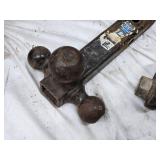 Lot of 2 Heavy-Duty Hitch Ball Mounts with Balls