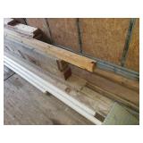 Large Lot of Assorted Lumber Pieces - 4x4 about 8