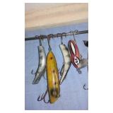 Collection of 13 Vintage Fishing Lures with Hooks