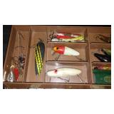 Antique Kennedy Fishing Tackle Box Full of Vintage Gear and Lures