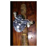 Group of 4 Vintage Fishing Reels and Rods Collection