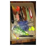 Assorted Fishing Lures Lot - 13 Items with Various Designs and Colors