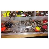 Large Fishing Lure Tackle Box with Assorted Lures and Accessories