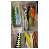 Assorted Fishing Lures Lot - Colorful Trolling Lures