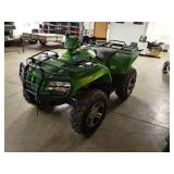 Artic Cat 550 EFI ATV FOR PARTS NO TITLE CONDITION OF 4 WHEELER UNKNOWN