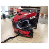 Castle YOUTH Mode MX Sector Helmet - Red/Black - YOUTH LARGE