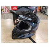 Castle CX YOUTH Mode MX Helmet - Black/Silver - YOUTH Medium