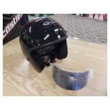 Gmax WPS-PW590P Open Face Helmet - Black - Large