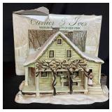 Vintage Christmas Collection includes Nativity, Chess Set, Mrs. Claus, Currier & Ives Cabin and more