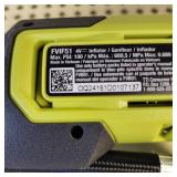 Ryobi Cordless FVIF51 Inflator Open Box Great Condition