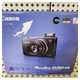 Canon Power Shot SX260 HS Cameral Two Batteries NO CHARGER Good Condition