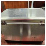 Large Coleman Steel Belted Chest Cooler Great Condition