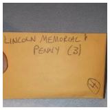 Lincoln Memorial "D" Penny (38) 1960-1973 and 2000