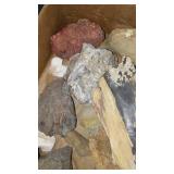 Collection of Natural Rocks and Minerals - Various Types