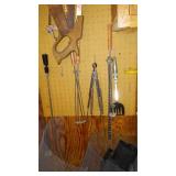 Assorted Hand Tools Collection - Clamps, Saws, and More