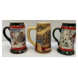 Misc. Collectibe Budweiser Steins & Miller Stein