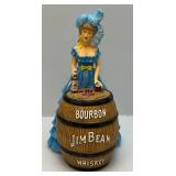 Jim Beam Vintage Cowboy & Saloon Girl Decanters In Original Boxes (EMPTY)