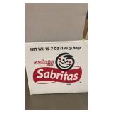 FL 4 - Box of 12 Bags Sabritas Salt and Lime Flavored Peanuts