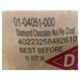 Diamond Chocolate Nut Pie Crust - Ready to Use (12 Count)