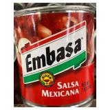 Bulk Pack of 12 Embasa Mexican Salsa - 7 oz Cans