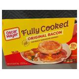 ID 3 - Lot of 4 Packs of Oscar Mayer Fully Cooked Original Bacon - 100% Real Bacon