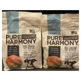 Set of 2 Bags of Pure Harmony Dog Food - Chicken, Barley & Pea Recipe (3.5 lb each)