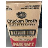 CT 1 - Case of 12 Idahoan Chicken Broth Mashed Potatoes - Best Before July 2024