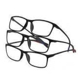 Design Optics by Foster Grant Dax Plastic Rectangle Reading Glasses, 3-pack ~ 2.00 Power