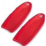 Set of 2 Flexible Flyer LightningSnow Sled-Red