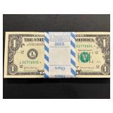 100 $1 Dollar Star Notes Uncirculated Consecutive