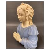 Bianchi G. Ruggeri Praying Woman Sculpture Vintage Figurine