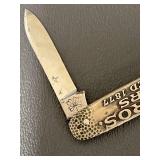 Vintage W.H. Morley & Sons Dallas Pocket Knife Linz Bros Jewelers Germany