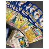 Extensive Collection of Pokemon Trading Cards Including Storage Box