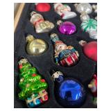 Glass Small Figural Christmas Ornaments Collection