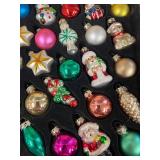 Glass Small Figural Christmas Ornaments Collection