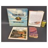 Vintage Glenn Miller Vinyl & Americana Book Collection