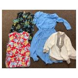 Lot of 4 Assorted Fashion Tops - Floral & Embroidered