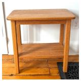 Petite Oak Accent Table