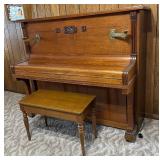 Vintage Klimes Upright Piano