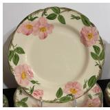 Vintage Franciscan Desert Rose Dinnerware Service for Six