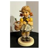 Four Vintage Collectable Hummel Figurines including Hummel Figurine Just a Swing, Hummel Figurine Little Visitor and More