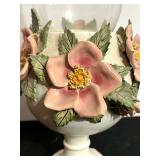 Charming Vintage Floral Candle Holder