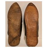 Three Pairs of Vintage Handcrafted African Leather Shoes