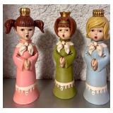 Beautiful Vintage 1964 Atlantic Mold Hand Painted Carolers