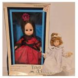 New in Box Tiara Doll + Kaiser 6" Porcelain Doll